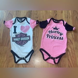 9-12months Harley Davidson Onesies